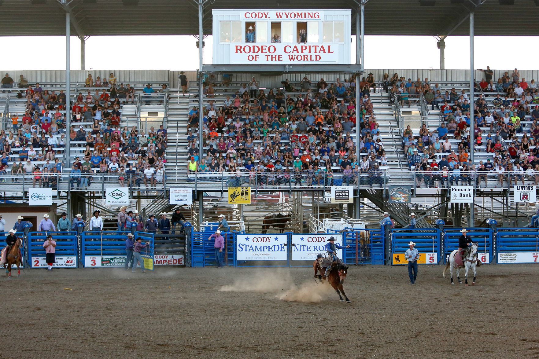 Cody Nite Rodeo grandstand